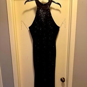 Sequence gown and no sleeves